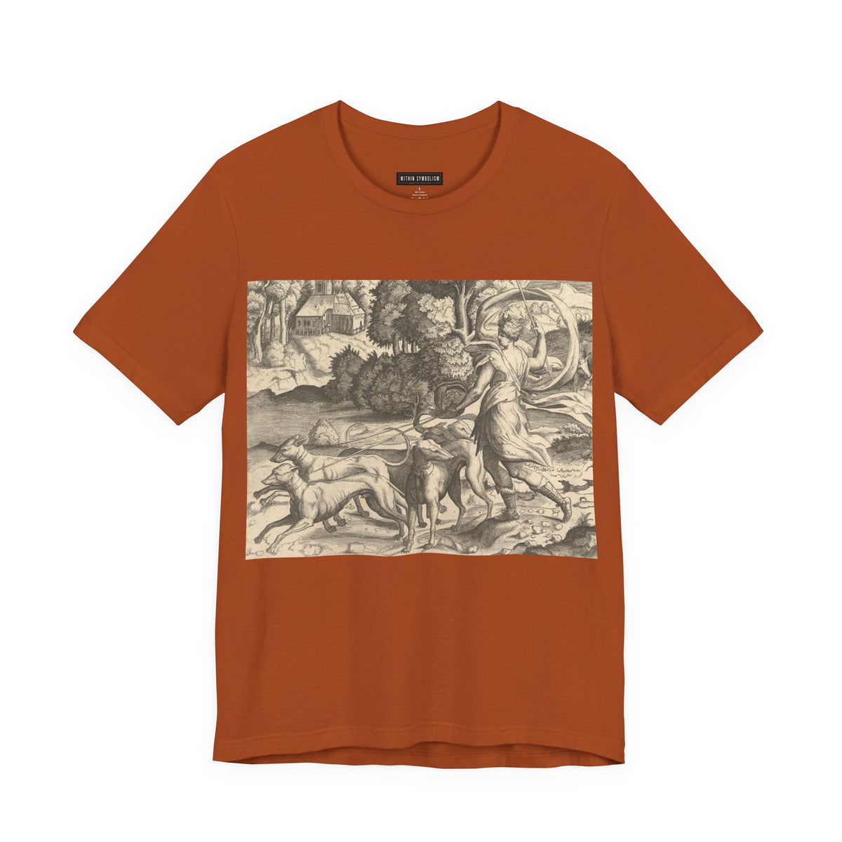 Diana the Huntress | Renaissance Engraving