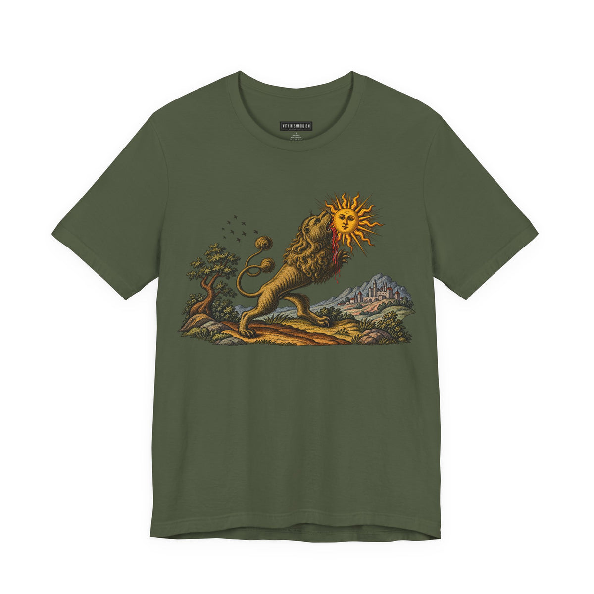 Green Lion | Devouring the Sun | Viridarium Chymicum