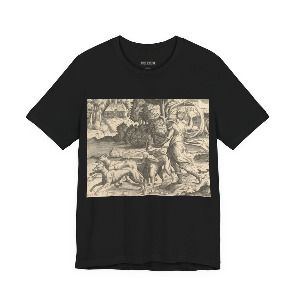 Diana the Huntress | Renaissance Engraving