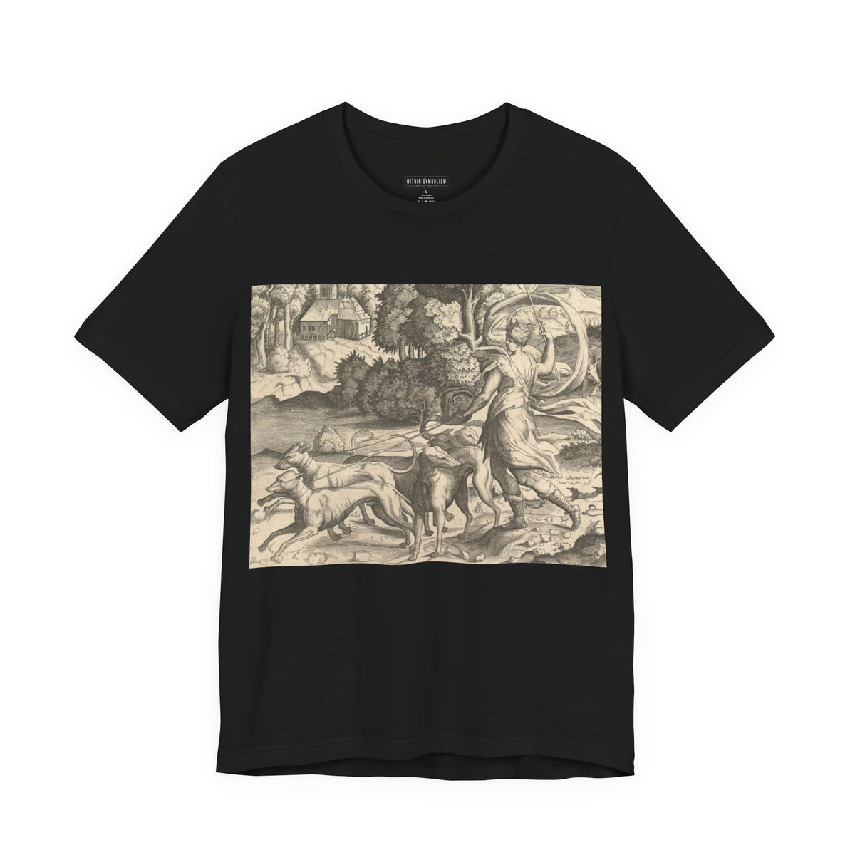 Diana the Huntress | Renaissance Engraving