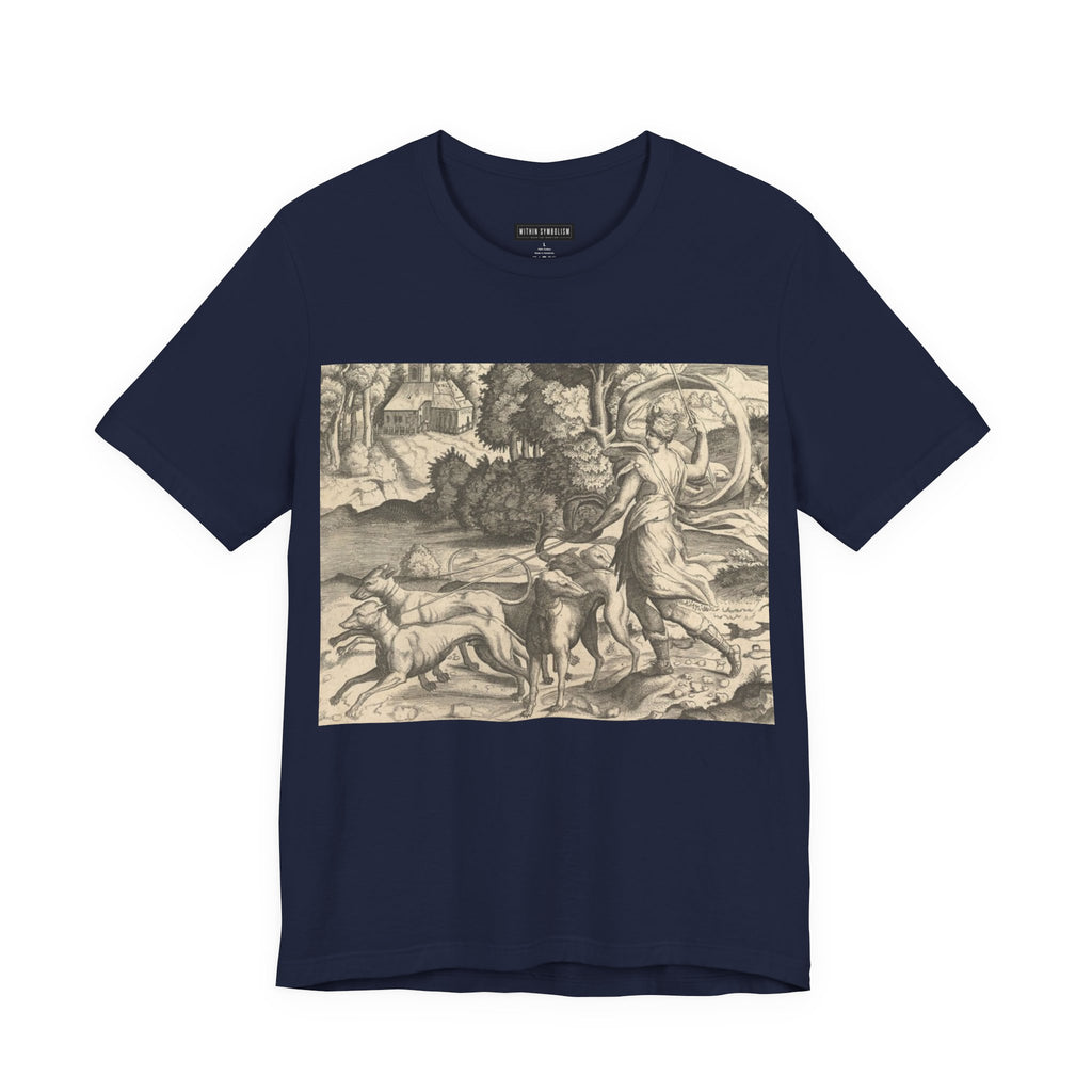 Diana the Huntress | Renaissance Engraving