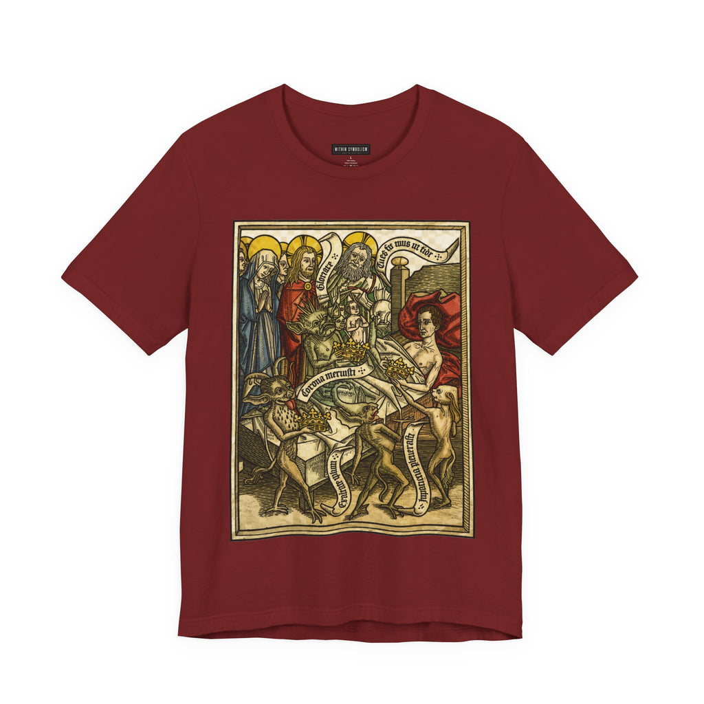 Ars Moriendi | Temptation of Impatience | 15th Century