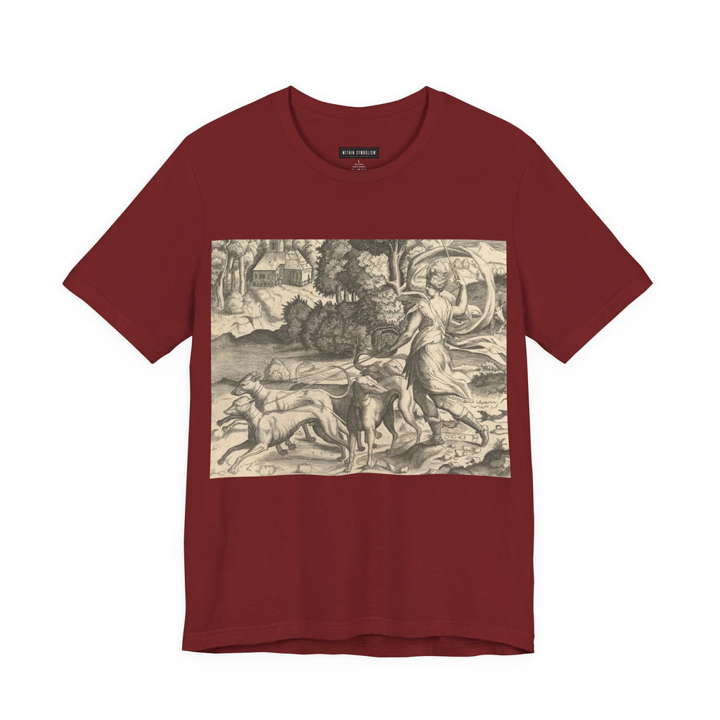 Diana the Huntress | Renaissance Engraving