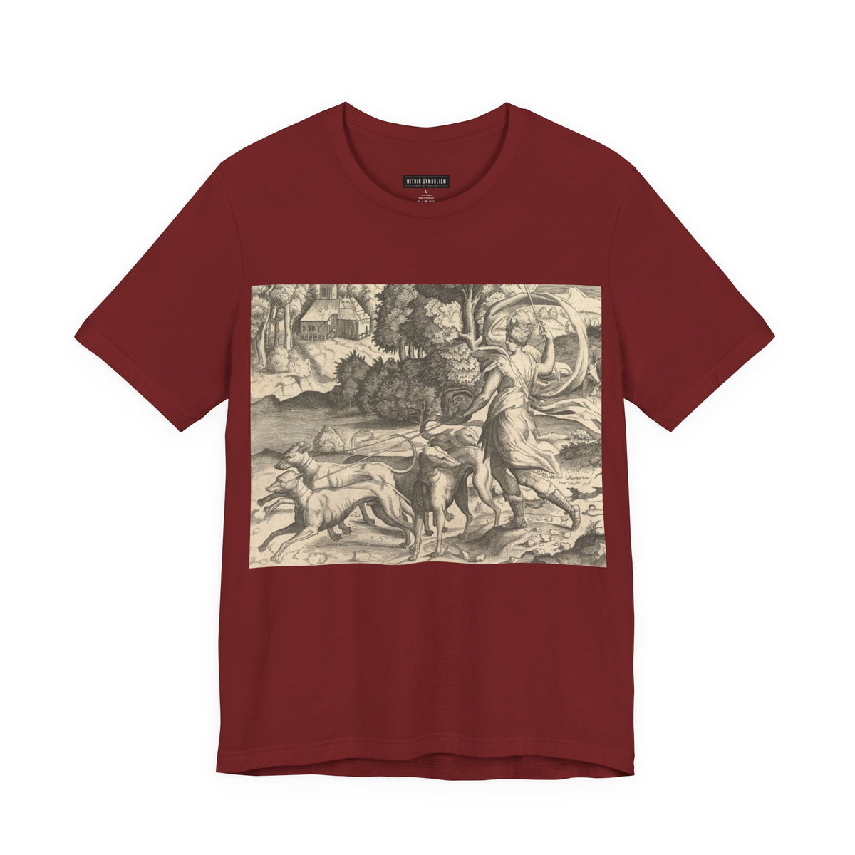 Diana the Huntress | Renaissance Engraving